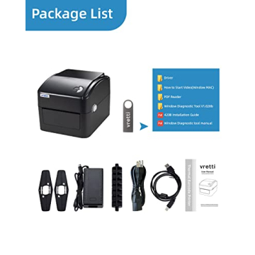 VRETTI 4x6 Thermal Label Printer for Efficiency
