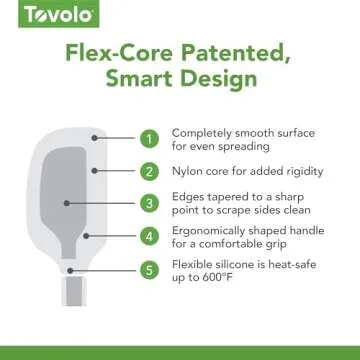 Tovolo Long-Handled Jar Scraper for Effortless Cooking