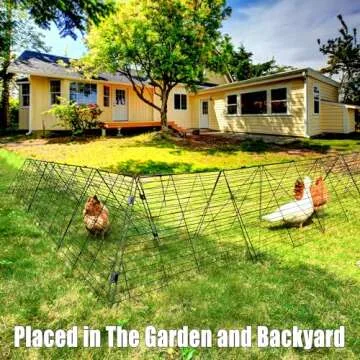 Chicken Tunnels for Yard, Chicken Tunnels for Outside, Chicken Run Coop Tunnel, Suitable for Chickens, Duck, Rabbit - Easy to Assemble