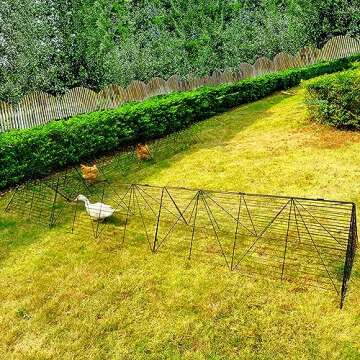 Chicken Tunnels for Yard, Chicken Tunnels for Outside, Chicken Run Coop Tunnel, Suitable for Chickens, Duck, Rabbit - Easy to Assemble