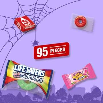 Best STARBURST & LIFE SAVERS Halloween Candy Assortment