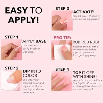 Kiara Sky Long Lasting Nail Dip Powder - 2 oz Pure White