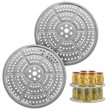 Impresa Products 2-Pack Canning Rack - Stainless Steel, 11-Inch, Fits Most Canners