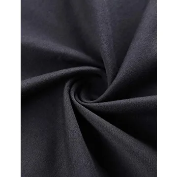 MISSACTIVER Women Summer Loose Slim Tank Top Solid Cotton Sleeveless Vest Round Neck Cami Shoulder Pads T-Shirts Black