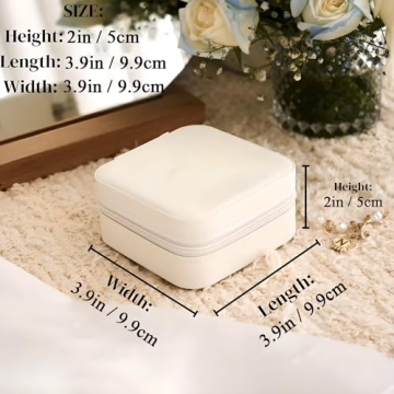 Custom Jewelry Box with Name Birth Flower Month Gift