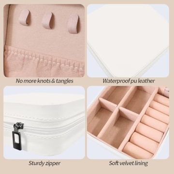 Custom Jewelry Box with Name Birth Flower Month Gift