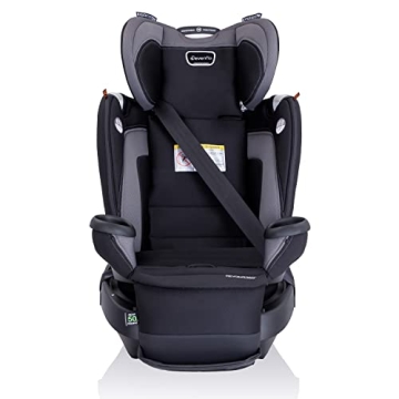 Evenflo Revolve360 Extend Rotational All in 1 Convertible Car Seat, Rear Facing up to 50 Pounds with 360 Degree Rotation and 3 Modes, Revere Gray