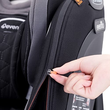 Evenflo Revolve360 Extend Rotational All in 1 Convertible Car Seat, Rear Facing up to 50 Pounds with 360 Degree Rotation and 3 Modes, Revere Gray