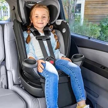 Evenflo Revolve360 Extend Rotational All in 1 Convertible Car Seat, Rear Facing up to 50 Pounds with 360 Degree Rotation and 3 Modes, Revere Gray