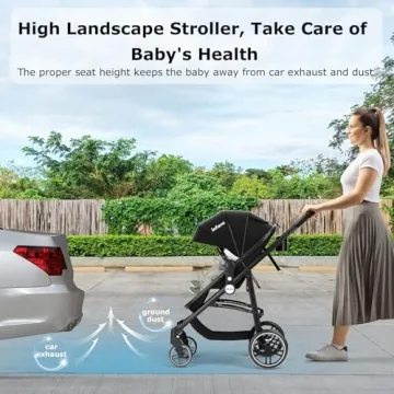 INFANS 2 in 1 Reversible Baby Stroller for Comfort and Safety