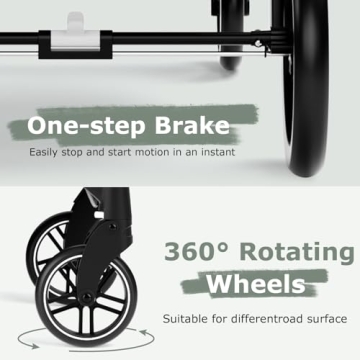 INFANS 2 in 1 Reversible Baby Stroller for Comfort and Safety