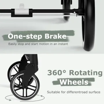 INFANS 2 in 1 Reversible Baby Stroller for Comfort and Safety