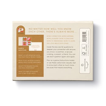 Tell Me More: Deepen Connections with Conversation Starters