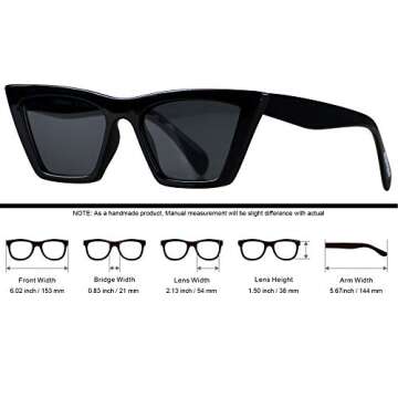 Stylish ANDWOOD Cat Eye Sunglasses for Women