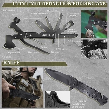 14 in 1 Survival Kit for Camping and Outdoor Adventures