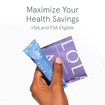 LOLA Organic Cotton Tampons 32 Count Super Non-Toxic