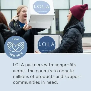 LOLA Organic Cotton Tampons 32 Count Super Non-Toxic