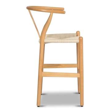 POLY & BARK Weave Counter Stool in Natural