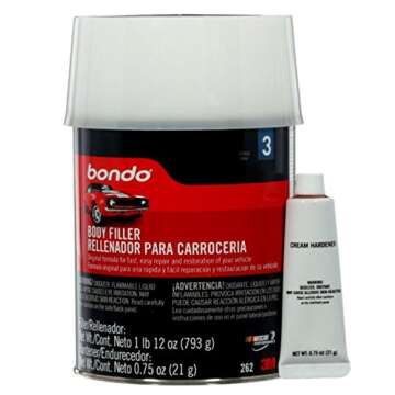Bondo 1 Quart Clear Medium Viscosity Two-Part Putty Body Filler (12 Count) - Automotive Body Repair ...