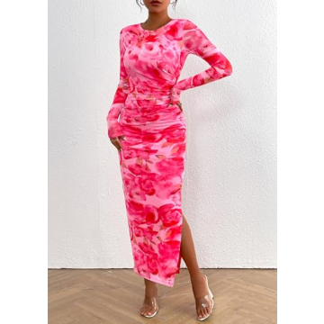 PRETTYGARDEN Women's Bodycon Maxi Dress - Style & Comfort