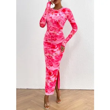 PRETTYGARDEN Women's Bodycon Maxi Dress - Style & Comfort