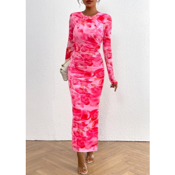 PRETTYGARDEN Women's Bodycon Maxi Dress - Style & Comfort