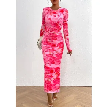 PRETTYGARDEN Women's Bodycon Maxi Dress - Style & Comfort