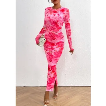 PRETTYGARDEN Women's Bodycon Maxi Dress - Style & Comfort