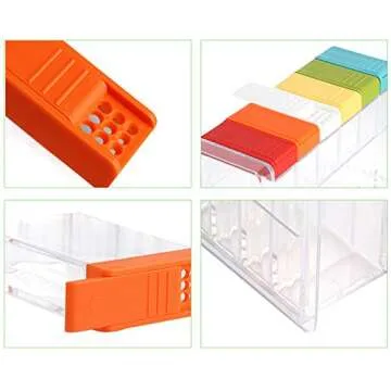 DecentGadget 6 Box Spice Shaker Jars Condiment Jar Set Seasoning Bottle Condiment Storage Pot Container