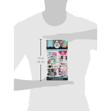 me & my BIG ideas Sticker Value Pack for Big Planner - The Happy Planner Scrapbooking Supplies - Color Story Theme - Multi-Color - Great for Projects & Albums - 30 Sheets, 459 Stickers Total