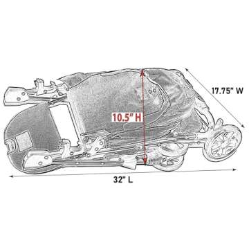 Pet Gear No-Zip Happy Trails Pet Stroller for Cats/Dogs, Zipperless Entry, Easy Fold with Removable Liner, Safety Tether, Storage Basket + Cup Holder, 3 Colors