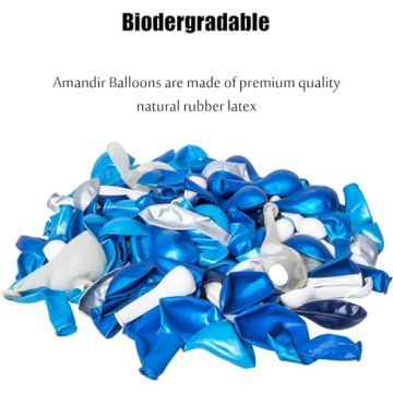 Amandir Blue Balloon Garland Kit for Events and Parties