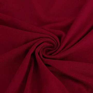 Adreamly Women's Casual Summer Short Sleeve Loose Strappy Cold Shoulder Tops Basic T Shirts Blouses Burgundy Large