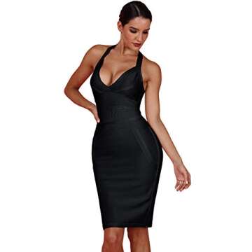 whoinshop Women's Backless Cocktail Dress for Every Occasion