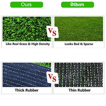 Fezep Artificial Grass, Dog Pee Pads, Professional Dog Potty Training Rug, Large Dog Grass Mat with ...