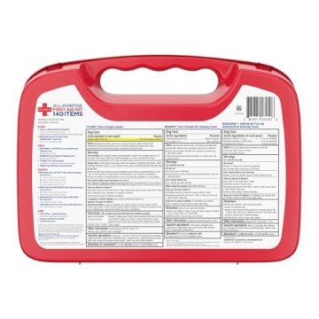 Essential Johnson & Johnson First Aid Kit for Home and Travel