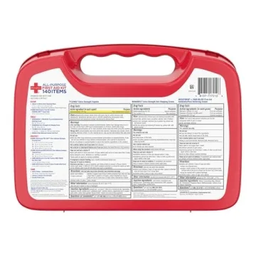 Essential Johnson & Johnson First Aid Kit for Home and Travel