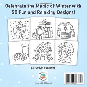 Bold and Easy Winter Wonderland Coloring Book for All Ages