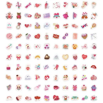 Valentine's Stickers - Creative Gifts for Kids & Crafts