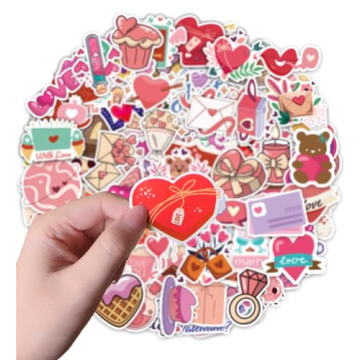 Valentine's Stickers - Creative Gifts for Kids & Crafts