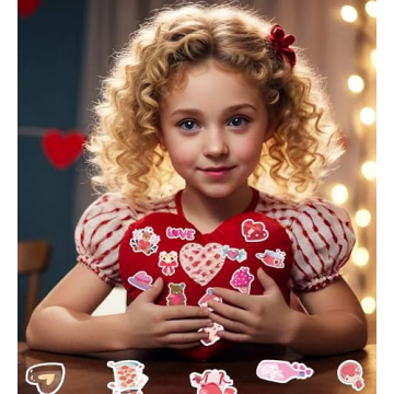 Valentine's Stickers - Creative Gifts for Kids & Crafts