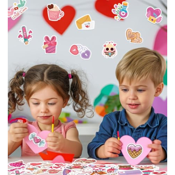 Valentine's Stickers - Creative Gifts for Kids & Crafts