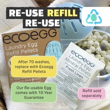 Ecoegg Laundry Egg Fresh Linen for Efficient Washing