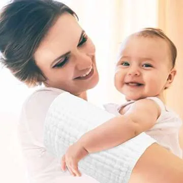 Yoofoss Muslin Burp Cloths 100% Cotton Baby Gift Set