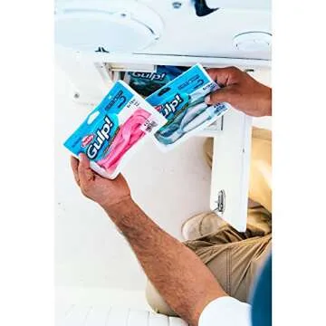 Berkley Gulp Grub Saltwater Bait - 6in White