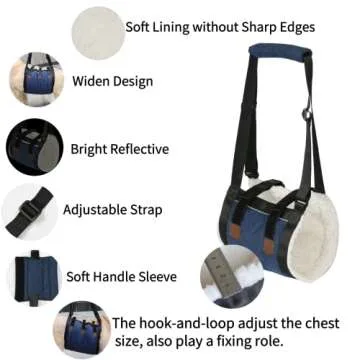 Afuwarm Dog Lift Harness for Elderly and Disabled Dogs