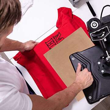 YTFGGY 4 Pack PTFE Teflon Sheet for Heat Press Transfer Sheets and Heat Tape Sublimation Heat Resist...