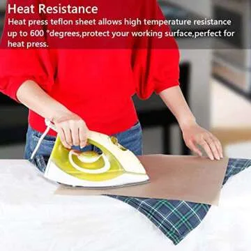 YTFGGY Teflon Sheets & Heat Tape for Perfect Heat Transfer