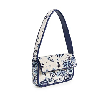 STAUD Women's Tommy Beaded Bag - Elegant Floral Design with Glass Beads for Stylish Occasions