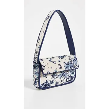 STAUD Tommy Beaded Bag - Elegant Floral Handbag for Women